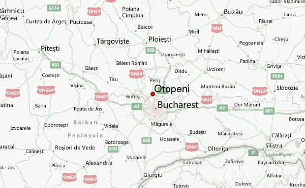 otopeni ਹਵਾਈ ਅੱਡੇ ਦਾ ਨਕਸ਼ਾ